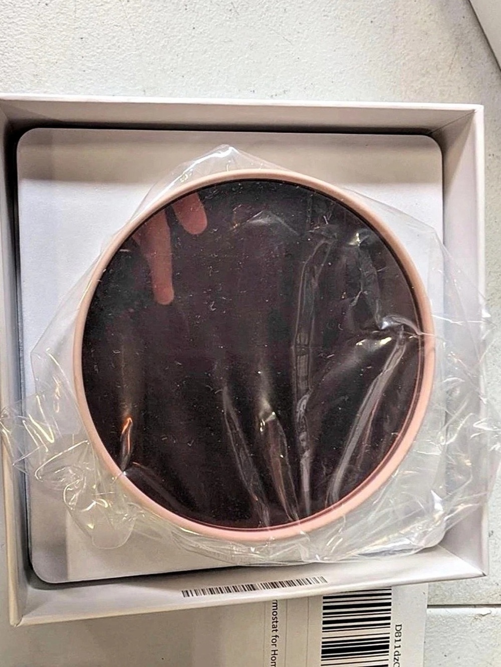 Google Nest Thermostat Round Smart Thermostat in Pink